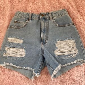 Bbong Denim Shorts